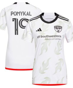 Paxton Pomykal FC Dallas adidas Women's 2024 Burn Baby Burn Replica Player Jersey - White
