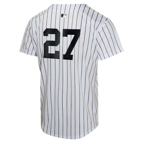Giancarlo Stanton New York Yankees Nike Youth Home Game Player Jersey - White - Image 3