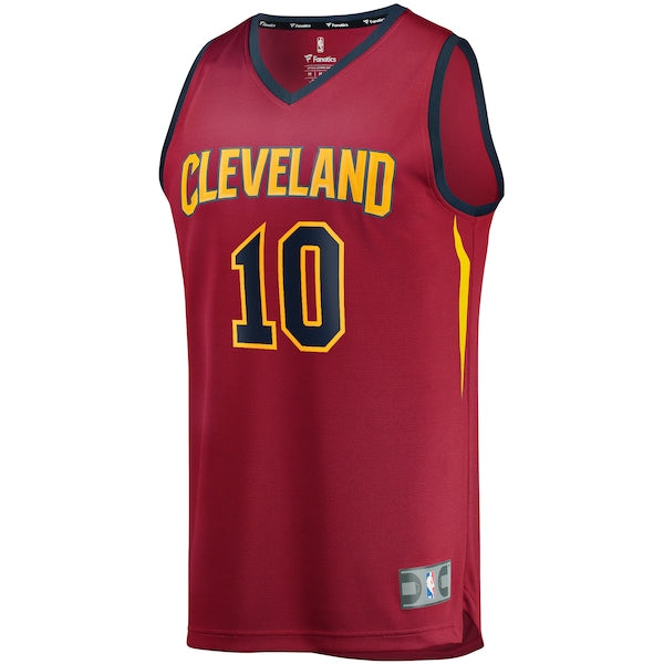 Darius Garland Cleveland Cavaliers Youth Replica Fast Break Jersey Wine - Icon Edition - Image 2