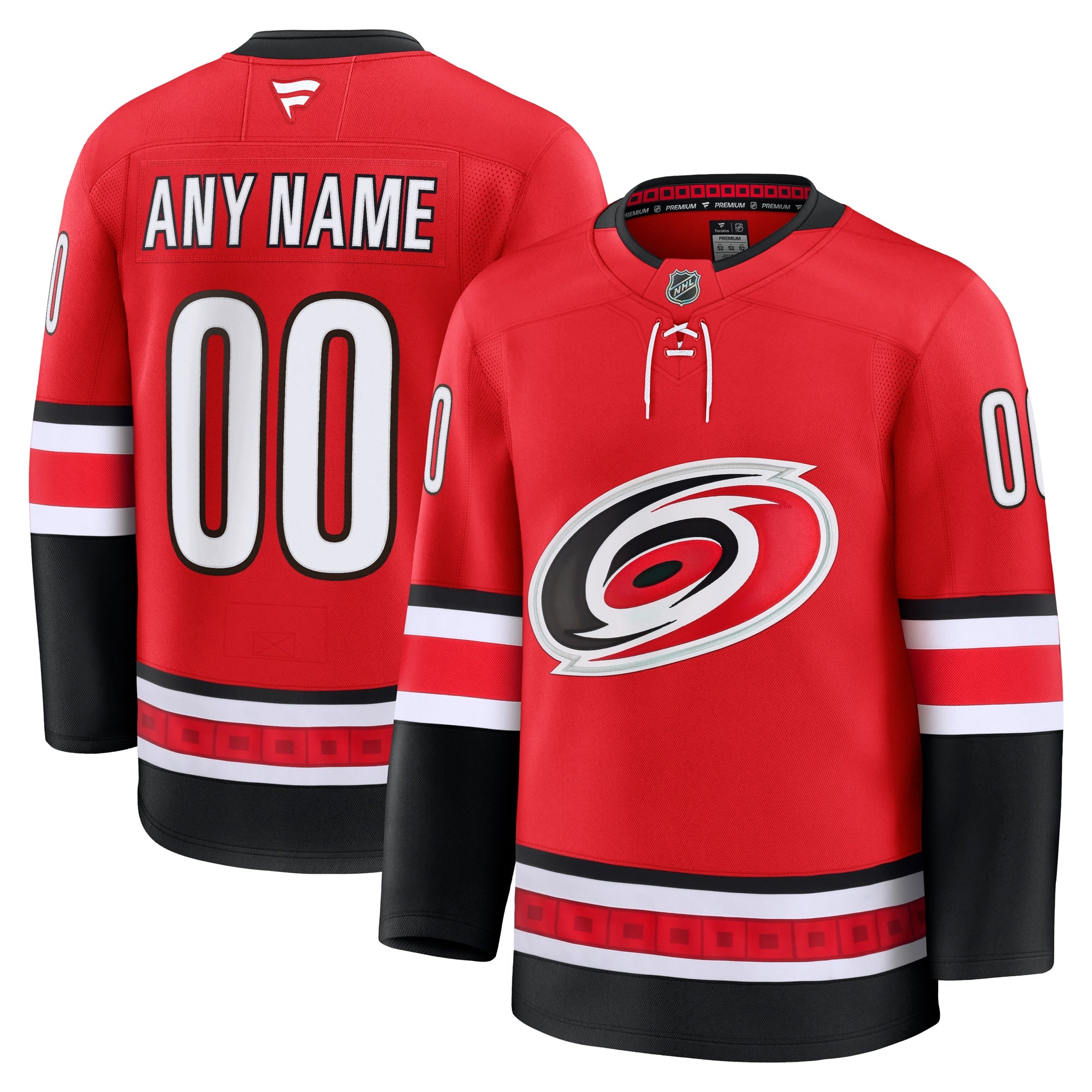 Carolina Hurricanes Away Premium Custom Jersey - White/Red/Black - Image 14