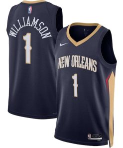 Zion Williamson New Orleans Pelicans Nike Unisex Swingman Jersey - Icon Edition - Navy/White