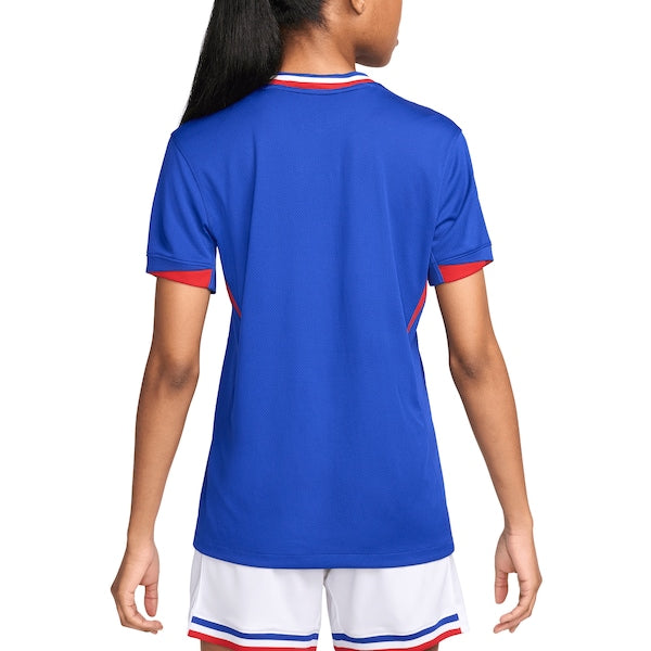 France National Team Nike Women's 2024 Home Replica Blank Jersey - Blue - Image 6