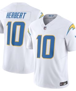 Justin Herbert Los Angeles Chargers Nike Vapor F.U.S.E. Limited Jersey - White/Navy/Powder Blue/Royal