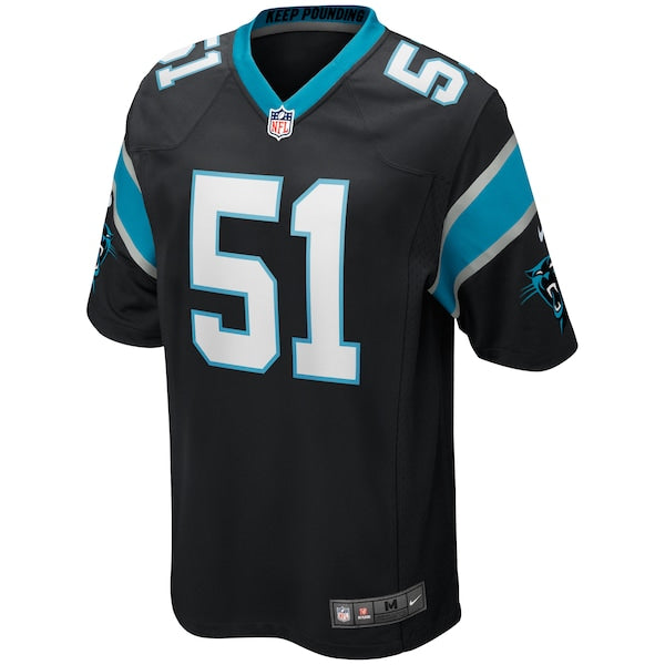 Sam Mills Carolina Panthers Nike Game Retired Player Jersey - Black - Image 2
