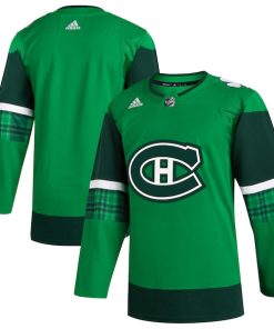 Montreal Canadiens adidas 2023 St. Patrick's Day Primegreen Authentic Jersey - Kelly Green