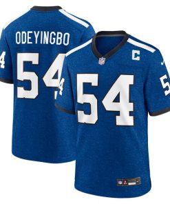 Alternative view of Dayo Odeyingbo Indianapolis Colts Nike Indiana Nights Alternate Game Jersey - Royal