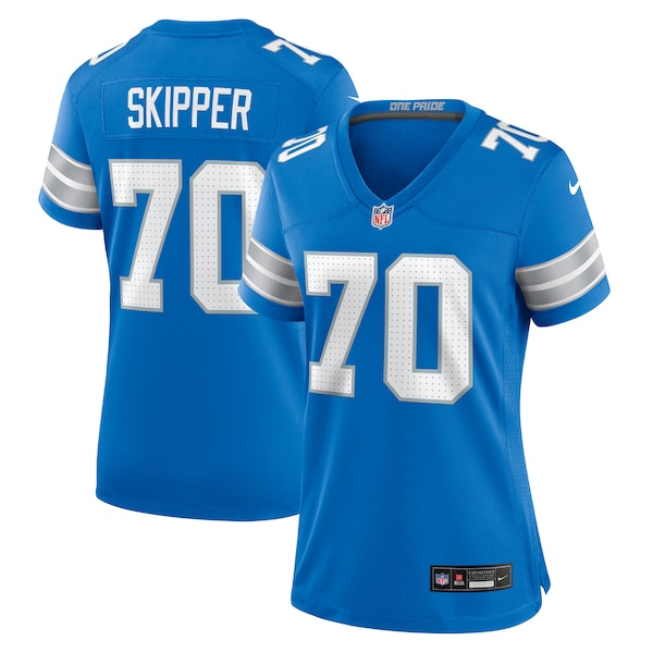 Dan Skipper Detroit Lions Nike Women's Team Game Jersey - Blue