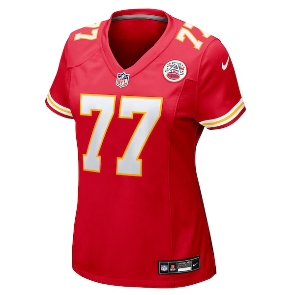 Jaylon Moore Kansas City Chiefs Nike Women's Team Game Jersey - Red - Image 2