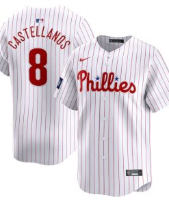 Nick Castellanos Philadelphia Phillies Nike 2024 MLB World Tour London Series Home Limited Player Jersey - White