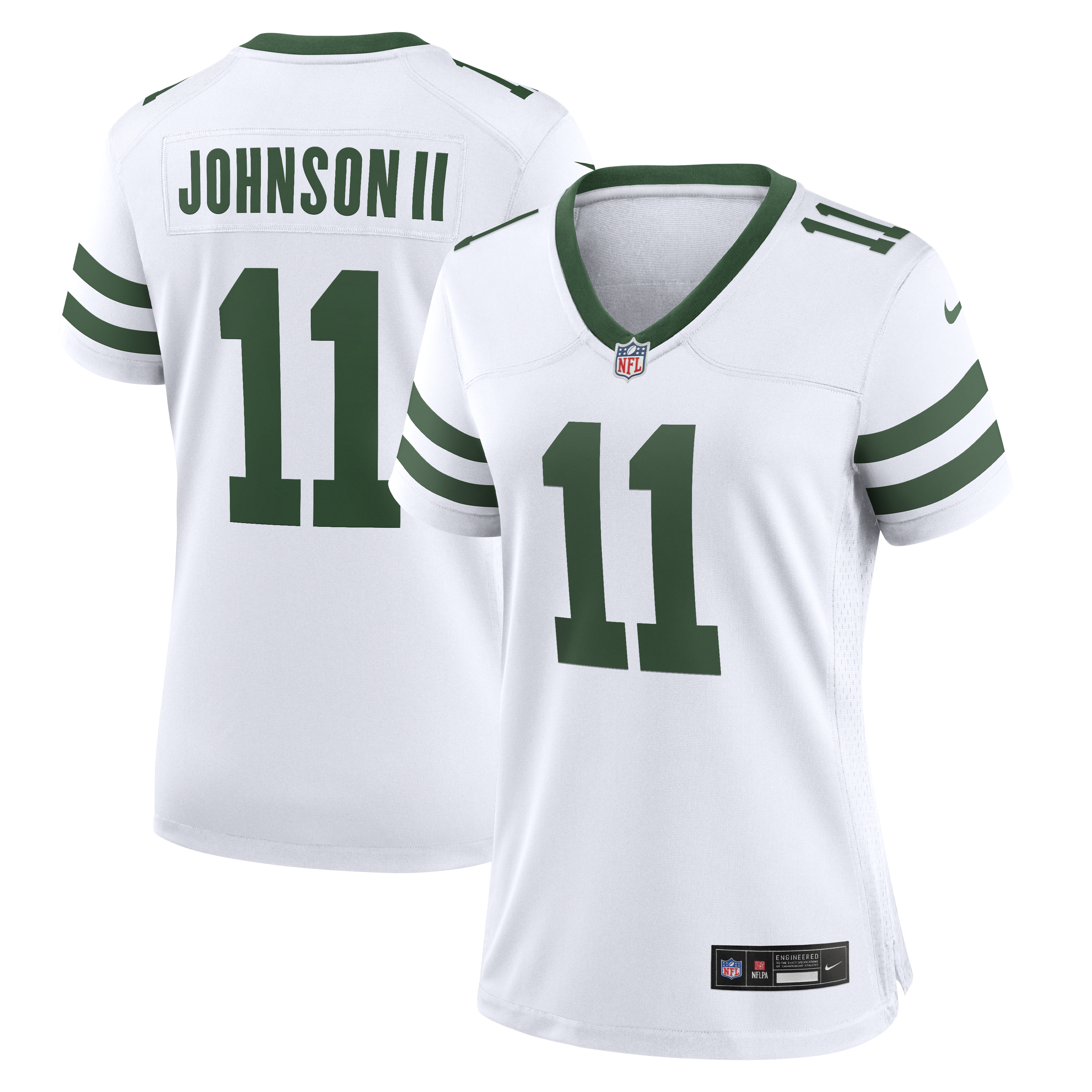 Jermaine Johnson II New York Jets Nike Women's Game Jersey - Gotham Green/White - Image 5