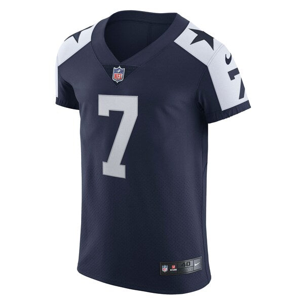 Trevon Diggs Dallas Cowboys Nike Alternate Vapor Elite Jersey - Navy/White - Image 3