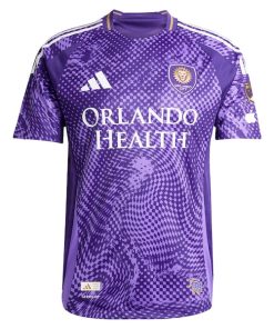 Alternative view of Marco Pa?ali? Orlando City SC adidas 2025 Perfect Storm Authentic Player Jersey - Purple