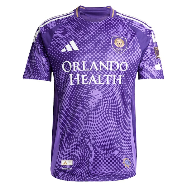 Marco Pa?ali? Orlando City SC adidas 2025 Perfect Storm Authentic Player Jersey - Purple - Image 2