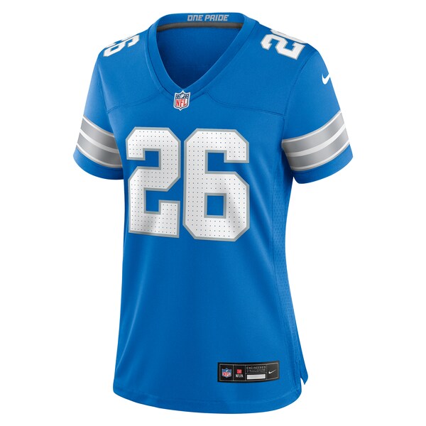 Tre Flowers Detroit Lions Nike Women's Team Game Jersey - Blue - Image 2