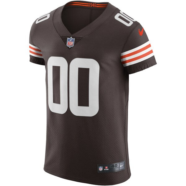 Cleveland Browns Nike Vapor Elite Custom Jersey - Brown - Image 2