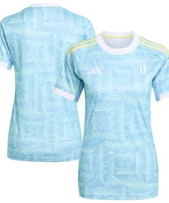 Juventus adidas Women's  2025/26 Away Replica Jersey - Blue/White