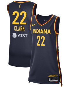 Alternative view of Caitlin Clark Indiana Fever Nike Women's 2024 WNBA Draft Rebel Edition Victory Player Jersey - Navy/Red