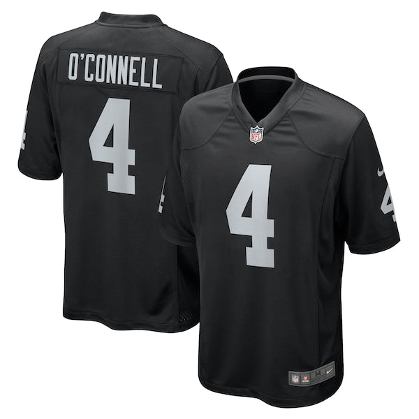 Aidan O'Connell Las Vegas Raiders Nike Game Jersey - Black/White - Image 2