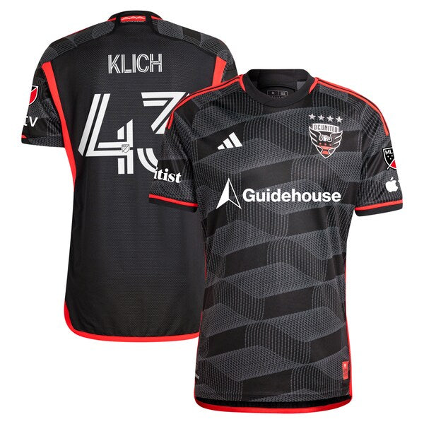 Mateusz Klich D.C. United adidas 2024 The Icon Kit Authentic Player Jersey?ยจC Black