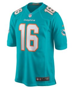 Alternative view of Jake Bailey Miami Dolphins Nike Game Player Jersey - Aqua