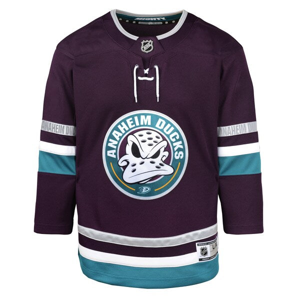 Anaheim Ducks Youth 30th Anniversary Premier Jersey?ยจC Purple - Image 2