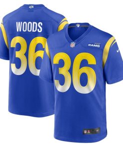 Charles Woods Los Angeles Rams Nike Game Jersey -  Royal