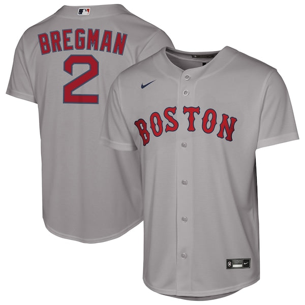 Alex Bregman Boston Red Sox Nike Youth Road Replica Jersey - Gray