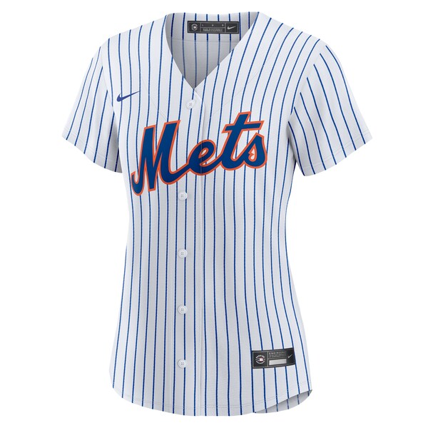 New York Mets Nike Women's #1 Bride Home Replica Jersey - White - Image 2