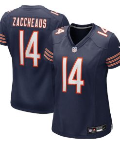 Olamide Zaccheaus Chicago Bears Nike Women's Team Game Jersey -  Navy