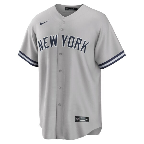 New York Yankees Nike Big & Tall Road Replica Team Jersey - Gray - Image 2
