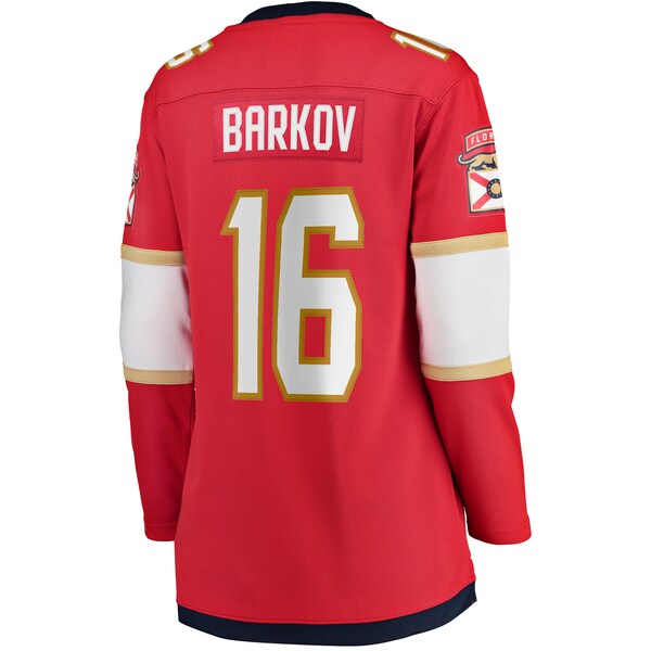 Aleksander Barkov Florida Panthers Women's Home 2024 Stanley Cup Champions Breakaway Player Jersey?ยจC Red - Image 3