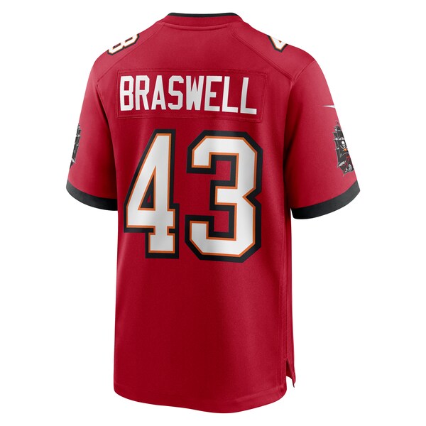 Chris Braswell Tampa Bay Buccaneers Nike Game Jersey - Red - Image 3