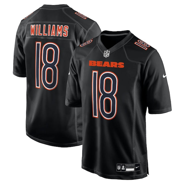Caleb Williams Chicago Bears Nike Fashion Jersey - Carbon Black/White - Image 2
