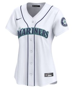 Alternative view of Seattle Mariners Nike Women's #1 Mom Home Limited Jersey - White