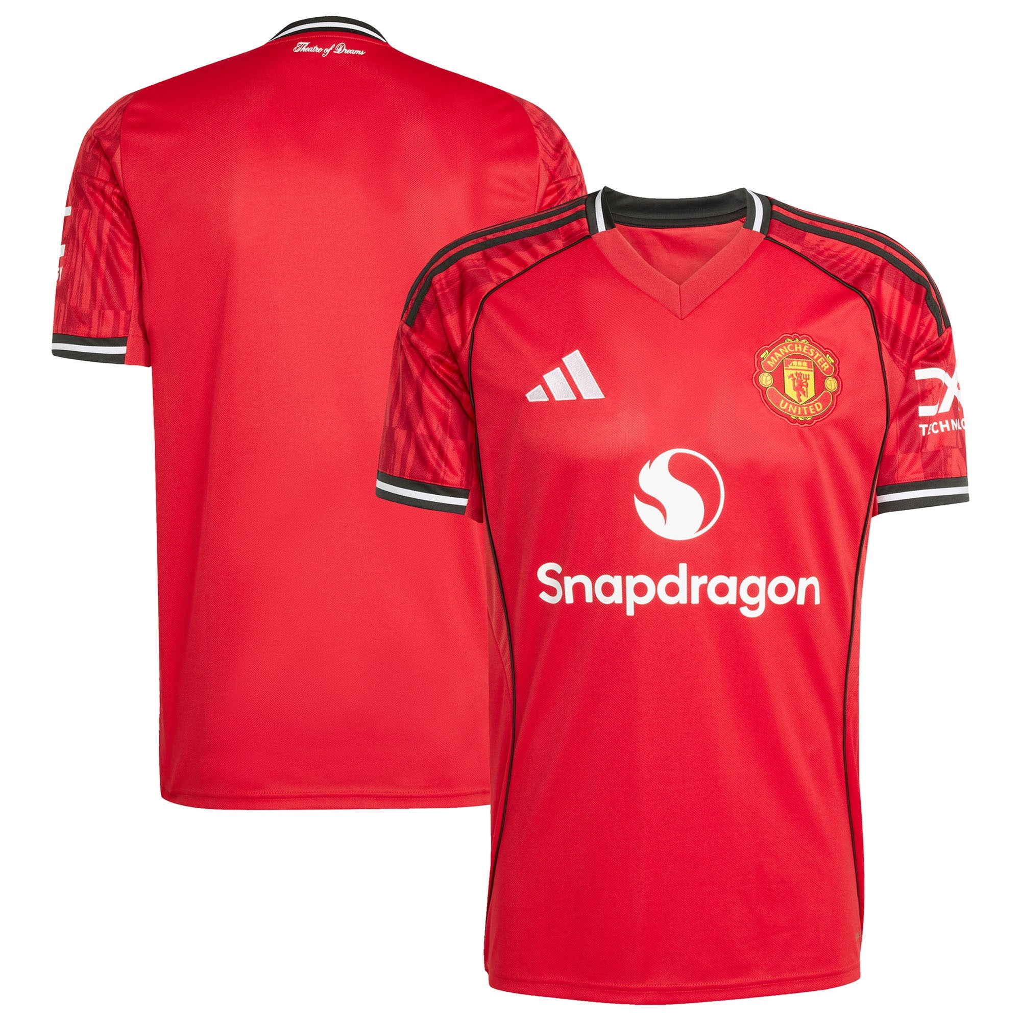 Manchester United adidas 2025/26 Away Replica Jersey - White/Red - Image 5
