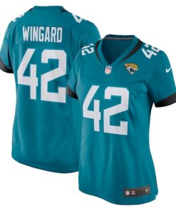 Alternative view of Andrew Wingard Jacksonville Jaguars Nike Women's Game Jersey - Teal/Black