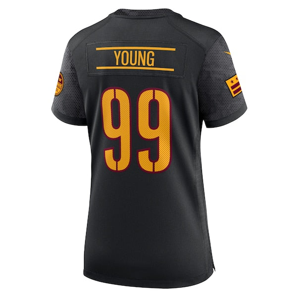 Chase Young Washington Commanders Nike Women's Player Jersey - Black/Burgundy/White - Image 8