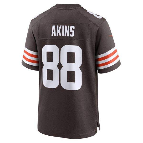 Jordan Akins Cleveland Browns Nike Team Game Jersey - Brown - Image 4