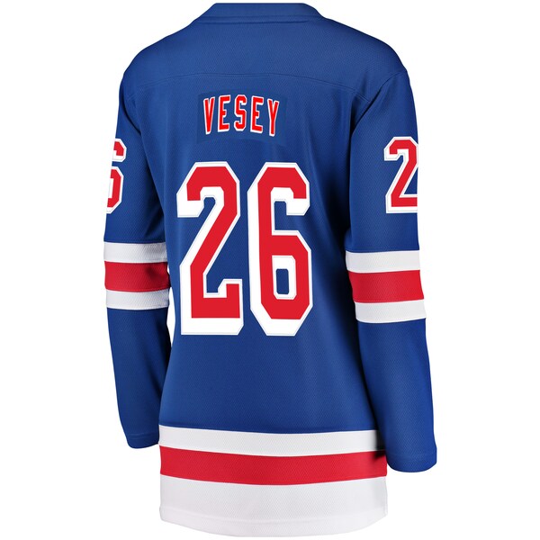 Jimmy Vesey New York Rangers Women's Breakaway Player Jersey - Blue - Image 3