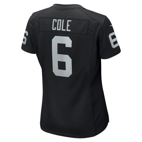 AJ Cole Las Vegas Raiders Nike Women's Game Jersey - Black - Image 3
