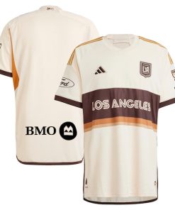 LAFC adidas 2024 Archive Authentic Jersey - Tan