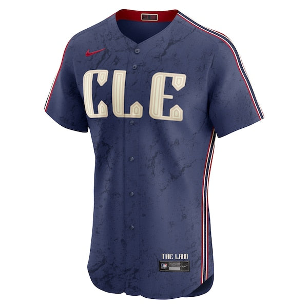 Cleveland Guardians Nike City Connect Elite Jersey - Navy - Image 2