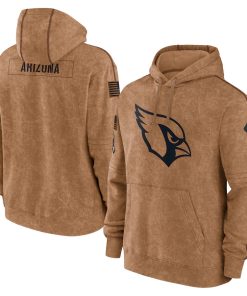 Arizona Cardinals Men's Nike Brown 2023 Salute To Service Club Pullover Hoodie