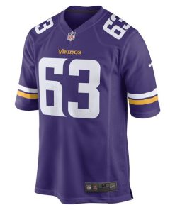 Alternative view of Vederian Lowe Minnesota Vikings Nike Game Player Jersey - Purple