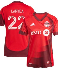 Richie Laryea Toronto FC adidas Women's 2025 Club Kit Replica Player Jersey - Red