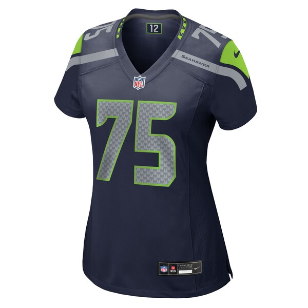 Anthony Bradford Seattle Seahawks Nike Women's Team Game Jersey - College Navy - Image 5