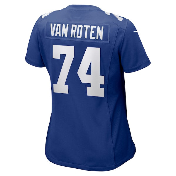 Greg Van Roten New York Giants Nike Women's Team Game Jersey - Royal - Image 3