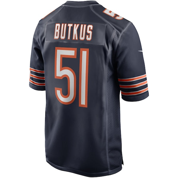 Dick Butkus Chicago Bears Nike Game Retired Player Jersey - Navy - Image 3
