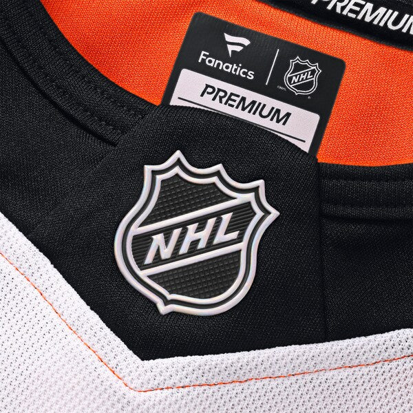 Philadelphia Flyers Away Premium Jersey - White/Burnt Orange/Black - Image 10