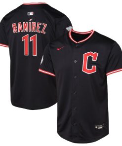 Jose Ramirez Cleveland Guardians Nike Youth Alternate Limited Player Jersey - Pitch Blue/White